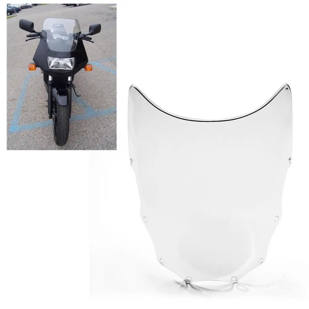 Мотоцикл черный/Прозрачная Передняя лобовое стекло для Kawasaki EX500 ниндзя 500R 1994-2009 95 96 97 98 99 00 01 02 03 04 05 06