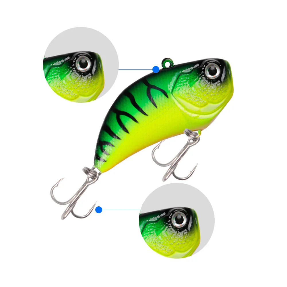 

Lure VIB Long Shot Lure with Rattling Beads 13.5G 5.5 Cm Topmouth Culter Guangxi gan Fish Blackfish lu yu er Blood Slot Hook