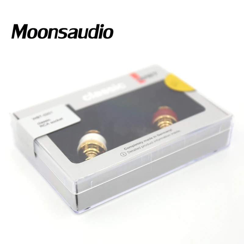 2pcs 하이 엔드 WBT-0201 클래식 RCA 소켓 포노 섀시 패널 여성 소켓 hifi 골드 도금 RCA 잭