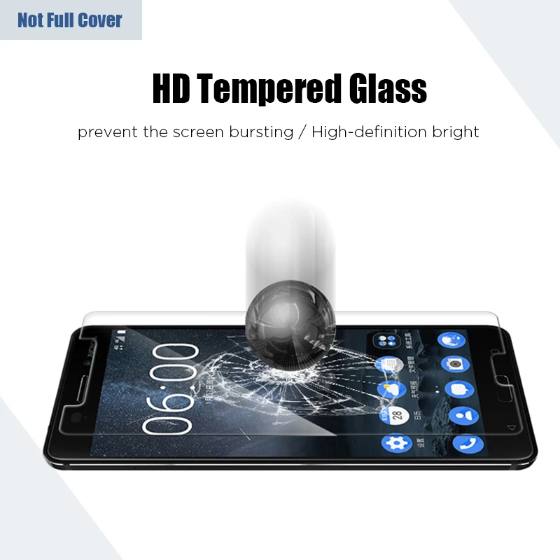 Закаленное стекло для смартфона Nokia C1 C2 C5 Tava Tennen Endi Lumia 635 640 950 1 3 2 5 8 5G|Защитные