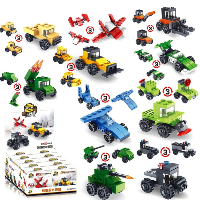 

Mini building block children's enlightenment plastic assembly small toy gift