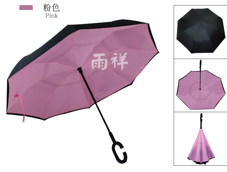 Двухслойный складной зонт Parapluie с защитой от ультрафиолета и защитой от солнца и дождя для мужчин и женщин