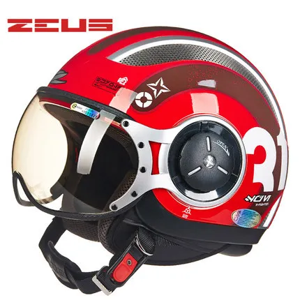 

Mountain Bike Riding Motorcycle Helmet Men's Women's Spring And Summer Retro Half Helmet Four Seasons Universal E-Bike Safety He