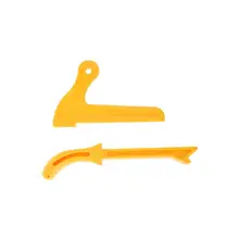 4 шт./компл. Желтый безопасности с ручным управлением по производству древесных опилок пила по дереву Толкатель для деревообрабатывающий инструмент комплект 831F