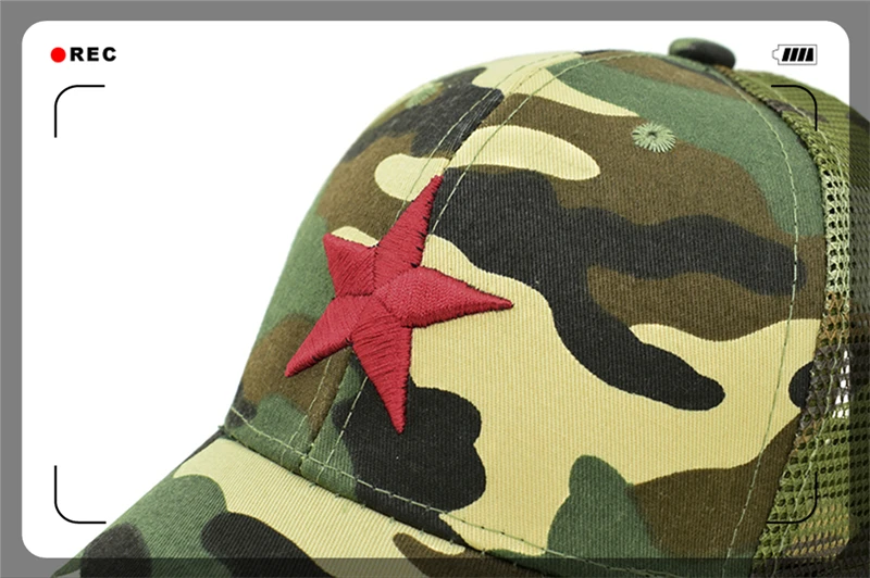 Детская камуфляжная кепка для детей, Кепка Дальнобойщика с красной звездой, военная Кепка, кепка s, бейсболка, Детская крутая Кепка с красной звездой, армейская Кепка s