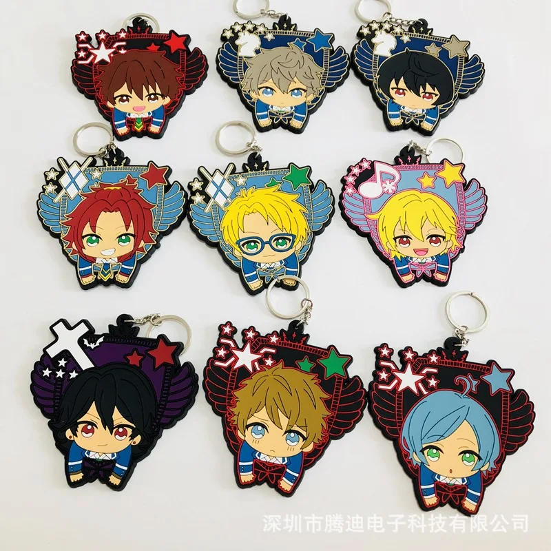 Модель 1 шт. Idol Star аниме-брелок для ключей ПВХ Рисунок брелок крутые игрушки брелок для ключей рождественские подарки орнамент