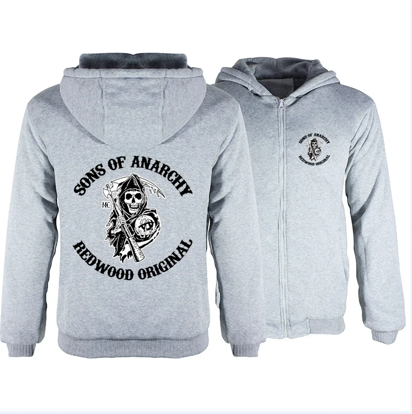 Soa Sons Of Anarchy Hoodies Mens Winter 