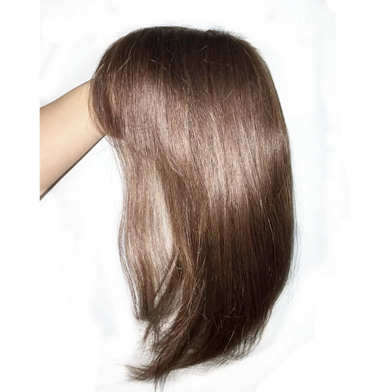 Human Hair Toppers For Women Brazilian Hair Piece 3 Clips In Extensions For Thinning Non-Remy human hair toppers