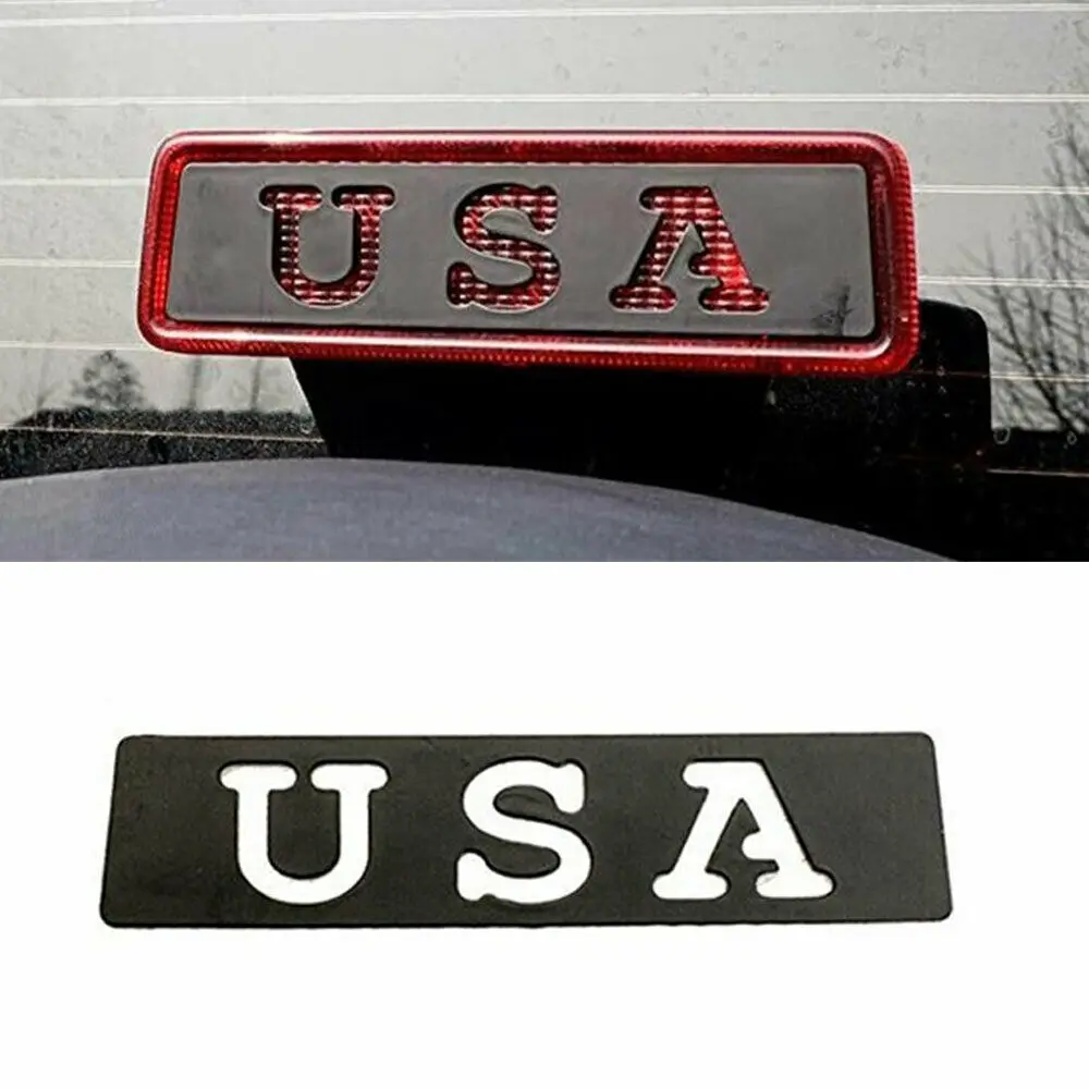 Черный США задний третий тормозной светильник для 2007- Jeep Wrangler JK JKU