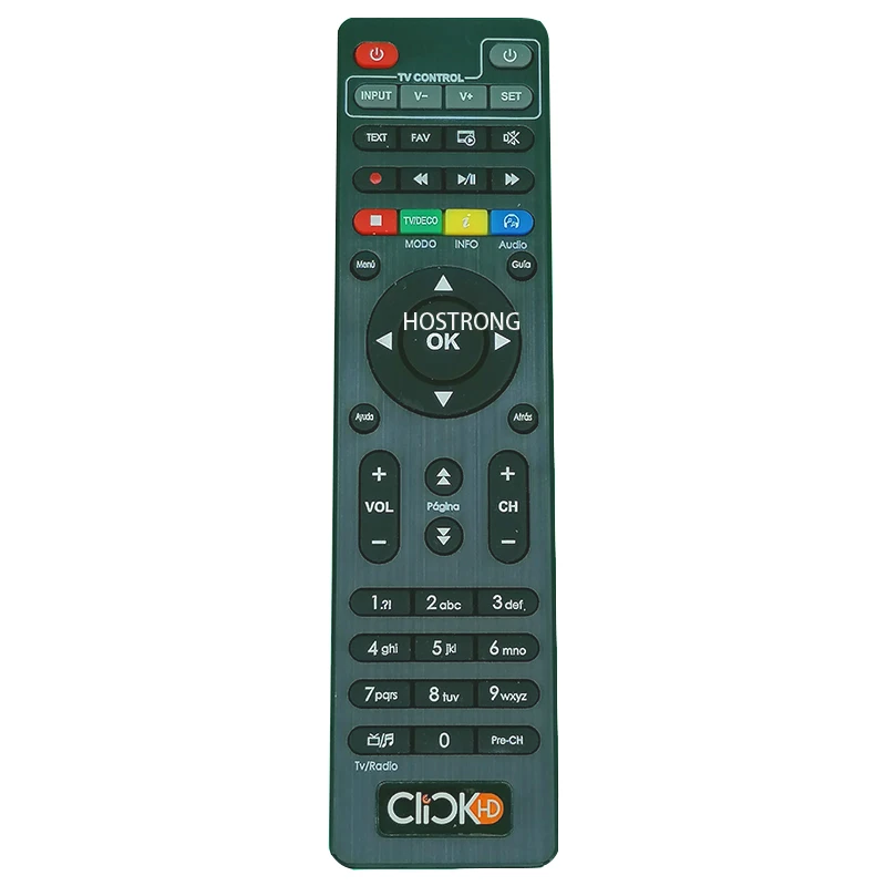 

Factory Supply Original Click HD Remote Control Fit for IRCU-HUNICC-CLC ClickHD LED LCD Smart TV Replacement Satellite Receiver