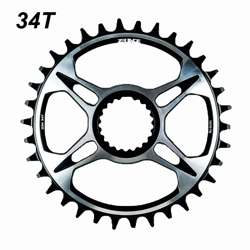 34T for shimano Zracing 12s Цепь 32 T/34 T/36 T 7075AL для SHIMANO прямое Крепление кривошипно FC-M9100 M8100 M7100 SM-CRM95 CRM85 CRM75 - Цвет: 34T for shimano
