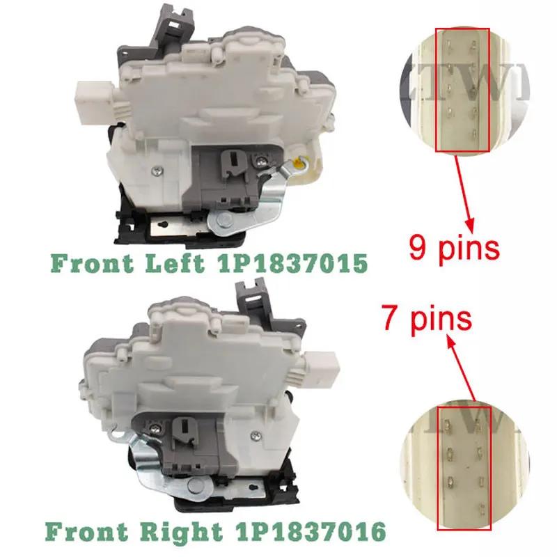 Привод дверного замка для Seat Altea XL Toledo 3 mk3 Leon 2 1p1 5P1 1P1837015 1P1837016 1P0839015 1P0839016 Skoda Superb