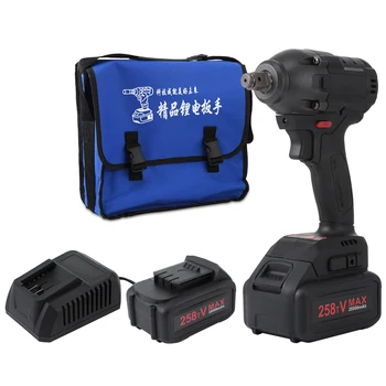 

1/2" 21V 28000mAh Electric Rechargeable Brushless Impact Wrench Cordless Socket Wrench Power Tool Hand Drill Installation