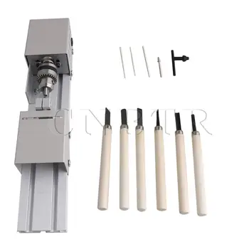 

CNBTR Basic Edition Micro Lathe Beading Machine Woodworking Tool Set DC12-24V