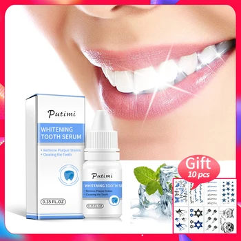 

Teeth Whitening Essence Gel Oral Hygiene Clean Serum Remove Plaque Stain Tooth Bleaching Dental Tools Bright Smile Teeth Care