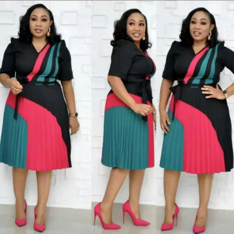 2020 Новое модное Стильное элегантное летнее платье в африканском стиле для женщин