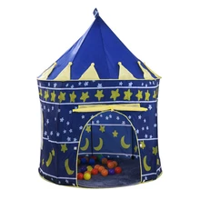 Складная детская игровая палатка, портативная детская палатка Tipi Prince, Игровая палатка для детей, замок для мальчика, уютный игровой домик, подарки на открытом воздухе, игрушечные палатки
