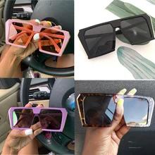 Винтажные большие квадратные солнцезащитные очки, женские негабаритные Роскошные брендовые Модные солнцезащитные очки, женские солнцезащитные очки, UV400