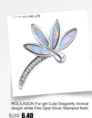 ROLILASON,, серьги-кольца для женщин, опт и розница, Белый огненный опал, серебро, штампованные, модные ювелирные изделия OE745