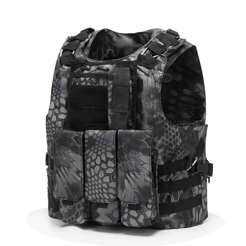 Военный тактический жилет Molle Combat штурмовая пластина тактический жилет 7 цветов CS верхняя одежда охотничий жилет - Цвет: B Snake