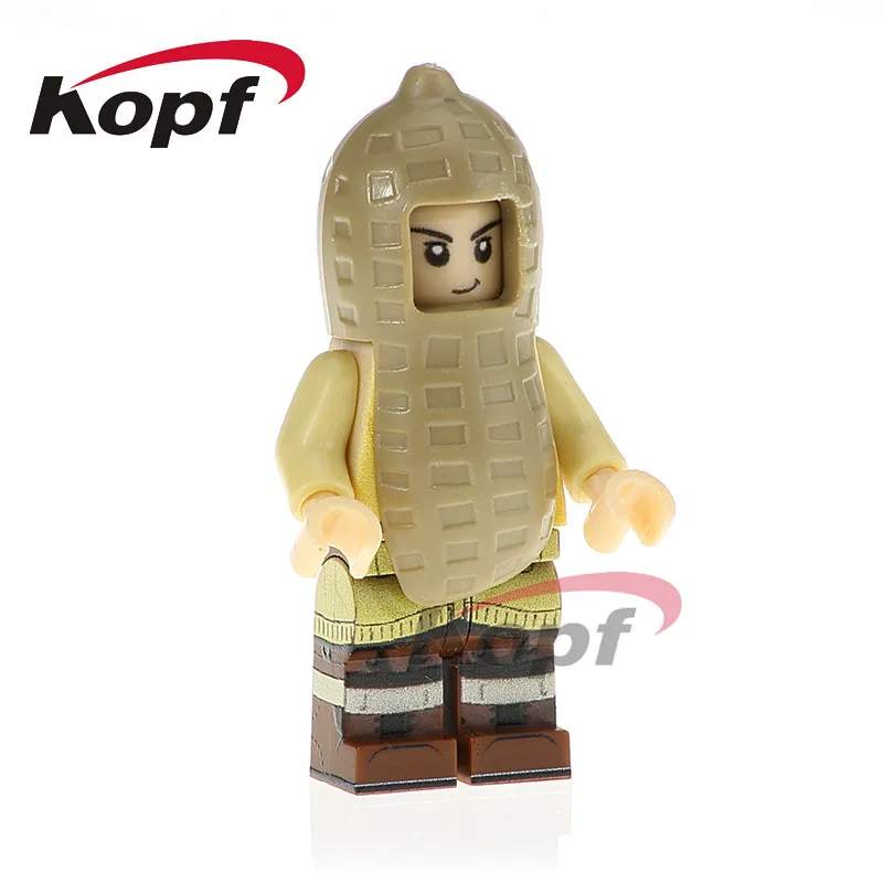 PG1228 Without Box Одиночная супер героев строительные блоки фигурки кактус девочка Единорог мальчик обучение Рождественский подарок игрушка модель дети PG1250 - Цвет: PG1228 Without Box