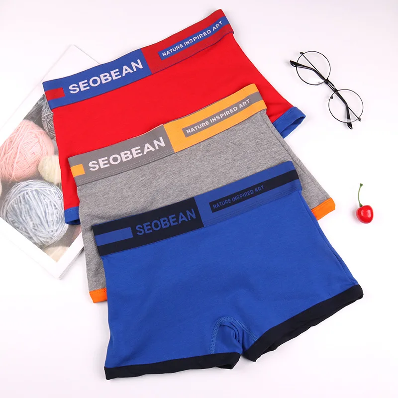 

ECTUSAMAT 2020 1pcs New Winter Cotton Women Boyshort Low Waist Panties Letter Female Underwear Neutral Leisure Briefs M-2XL