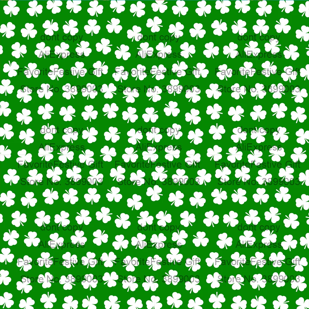 Shamrocks для детей на День Святого Патрика зеленая ткань лайм ручная работа упаковка