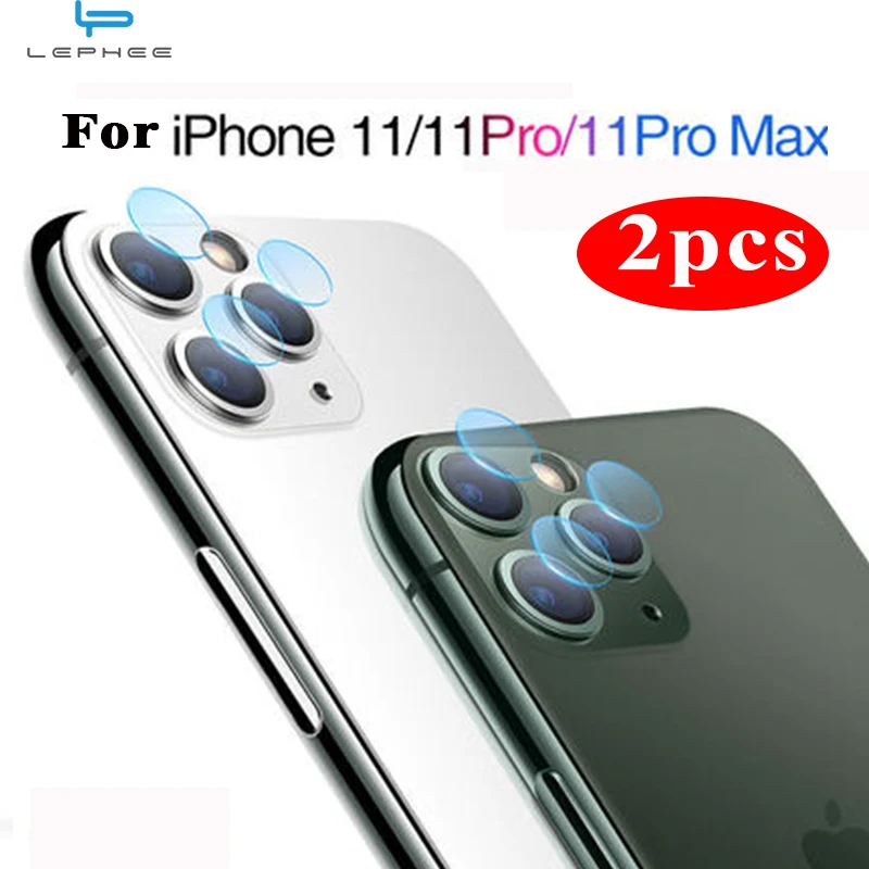 

2PCs Tempered Glass For iPhone XS XR X 11 Pro Max Glass Camera Lens Screen Protector For iPhone 6 6s 7 8 Plus Protective Film