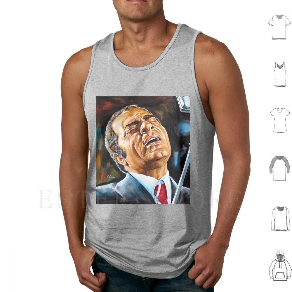 Stelios Kazantzidis Portrait Painting Canotte Gilet Senza Maniche Stelios Kazantzidis Musica Greca Kazantzidis Aless00#? Λιο?