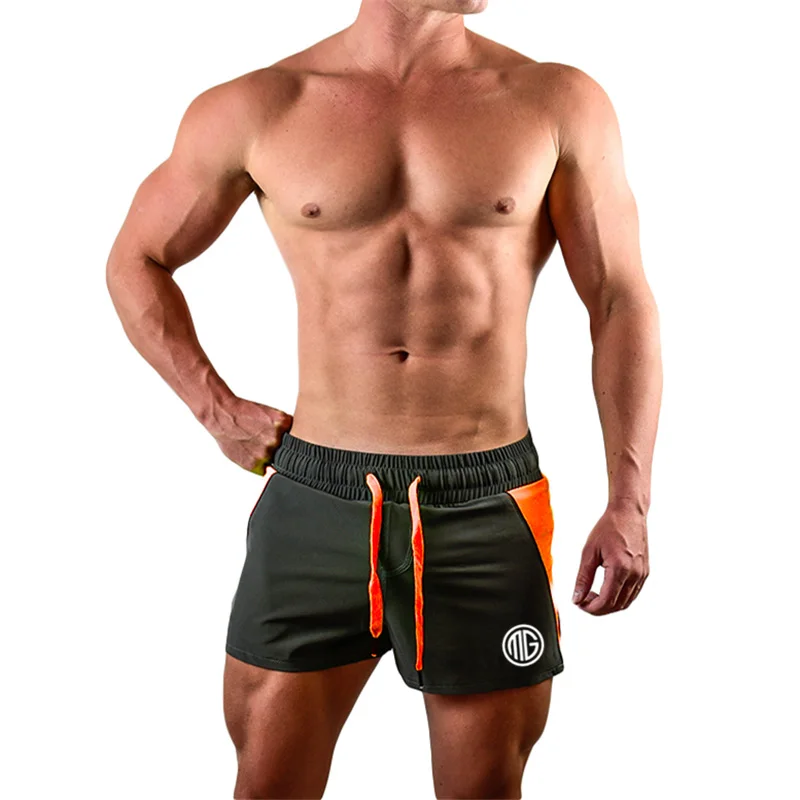 Мужские шорты 4 цветов для бодибилдинга и тренировок, повседневные шорты для тренировок, спортивные шорты для бега