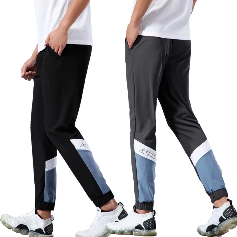 Men's Sports Pants Quick Dry Fitness Pants Running Sport Training Trousers Bodybuilding Jogger Sports Football