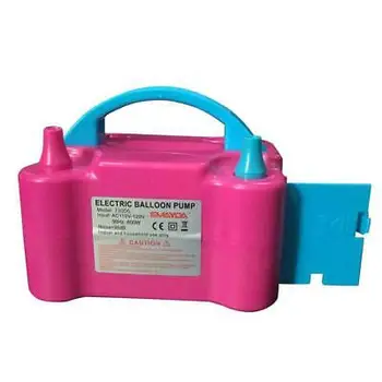 

Portable High Power Two Nozzle Color Air Blower Electric Balloon Inflator Pump
