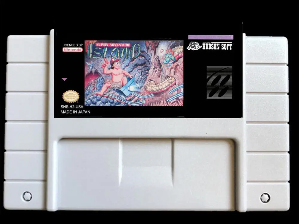 Супер остров приключений США-NTSC Версия 46 контактов игры карты NTSC Версия для ретро видеоигр консоли