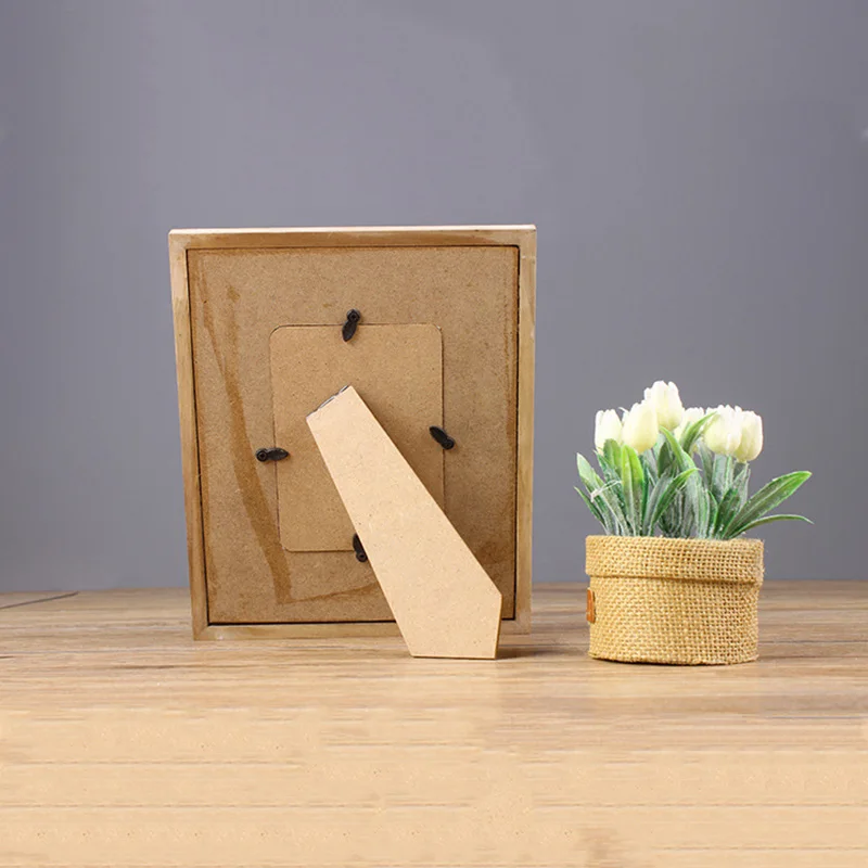European Pastoral Photo Frame Creative Wooden Crafts Picture Frame Commemorative Gift Study Desktop Home Decoration Accessories