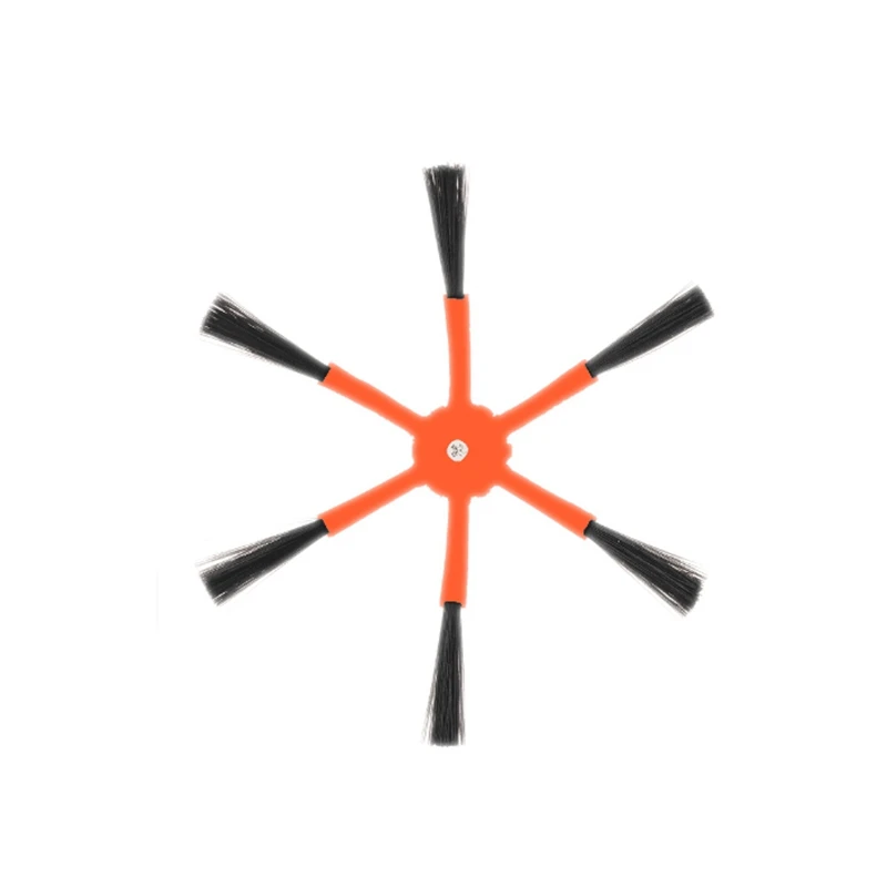 4 xсъемная основная щетка + 8xOrange 6 Arm боковая 8xFilter 2 xчистящая для Xiaomi / Roborock S50 S51 S55 S5 S6