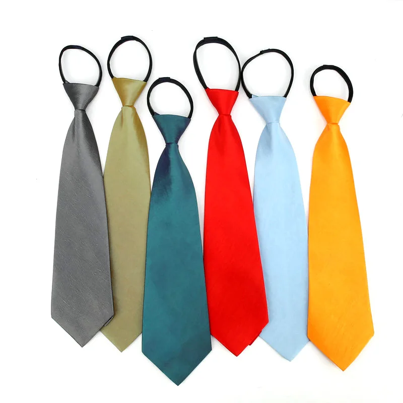 

EasyZipper Tie 36cm/8cm Lazy Short Men Suit Business Wide Tie Black Red Necktie Neckcloth Neckwear Performance Party Gravata