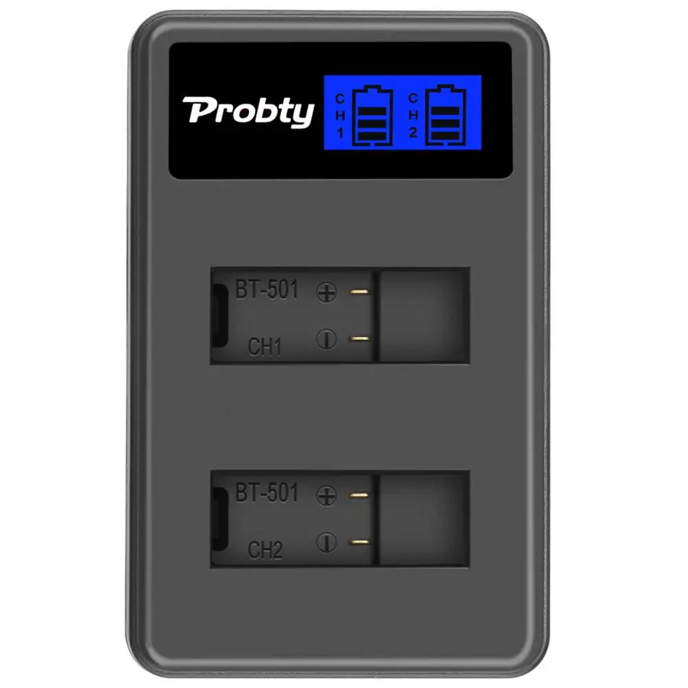 Аккумулятор PROBTY 4 шт. для Go Pro Hero 5 6 7 AHDBT-501 AHDBT501 Bateria Akku+ lcd USB двойное зарядное устройство для GoPro 5 6 Hero7 AHDBT 501