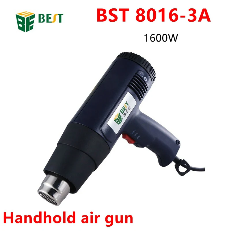 BST 8016-3A Handheld Air Gun 1600W Portable Adjustable Constant Temperature Heat Guns Blower Rework Repair For Soldering Tools |