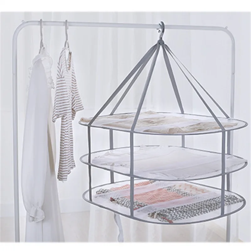 Clothes Basket Clothes Net Special Drying Rack For Sweaters Socks Underwear Clothes Rack Baby Clothes Pillow Drying Net 2 Layers 1
