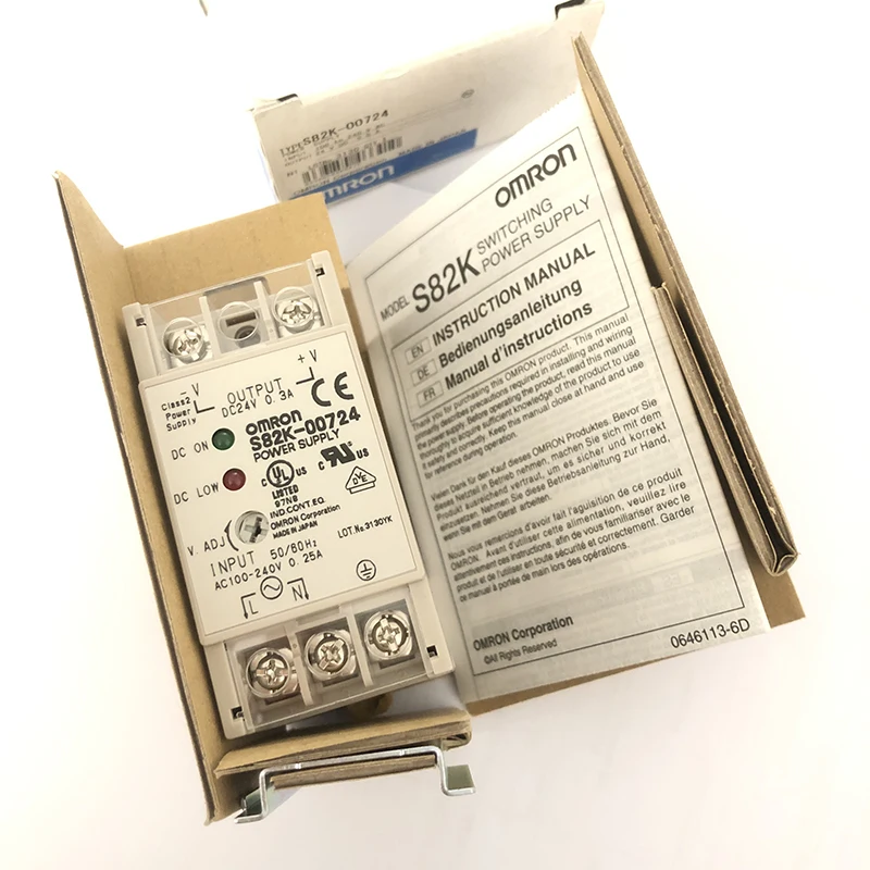 1 шт. новое и оригинальное S82K-00724 24VDC 0.3A импульсный источник питания