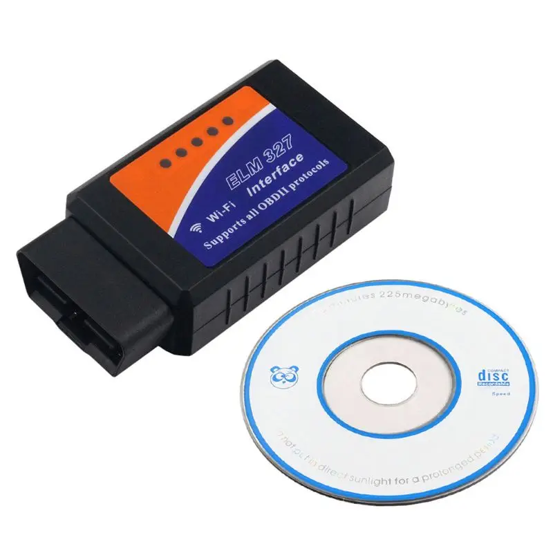 ELM327 V1.5 Поддержка Android OBD2 сканер wifi автомобильный диагностический инструмент