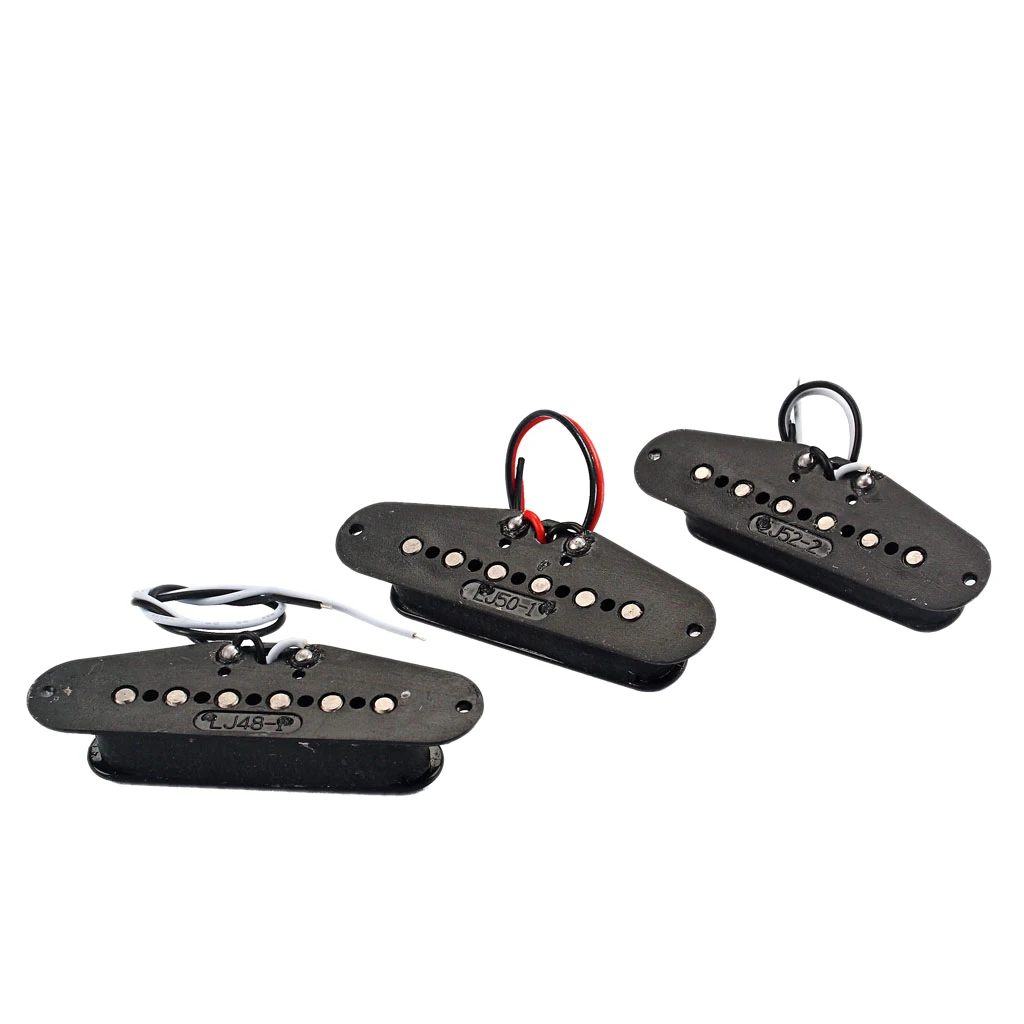 Набор из 3 шт. Alnico V SSS Пикап для Stratocaster Замена 48/50/52 мм расстояние между