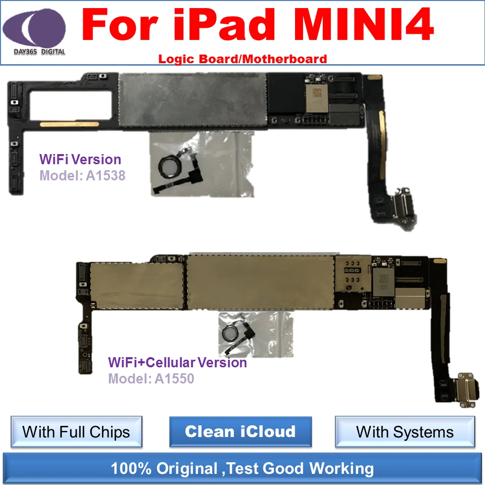 Carte mère Motherboard iPhone 4S Bloquée iCloud Pour pièces détachées