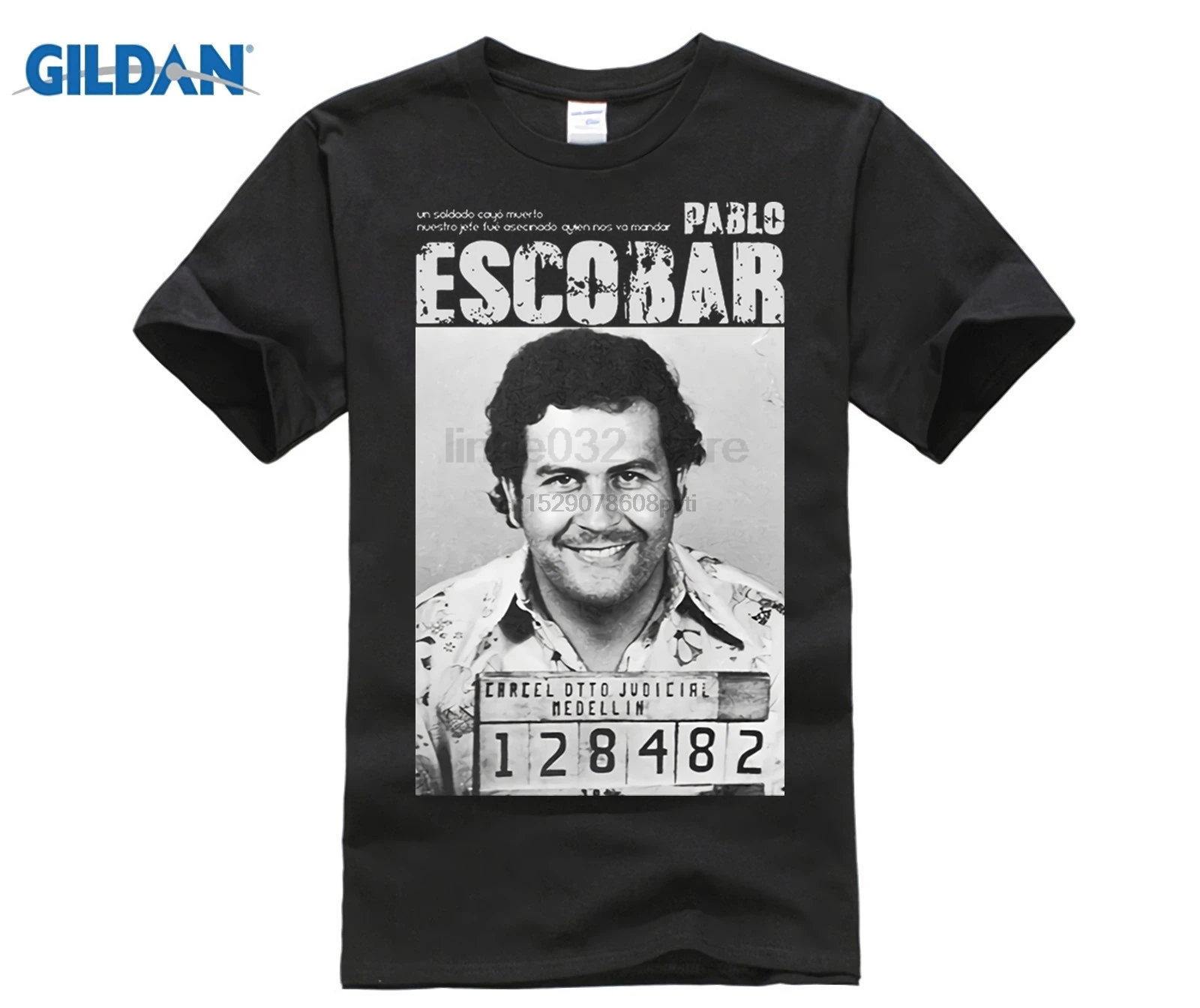 Pablo Escobar T Shirt Weed Mafia Scareface Luciano Capon Men 100% Cotton Tees | Мужская одежда