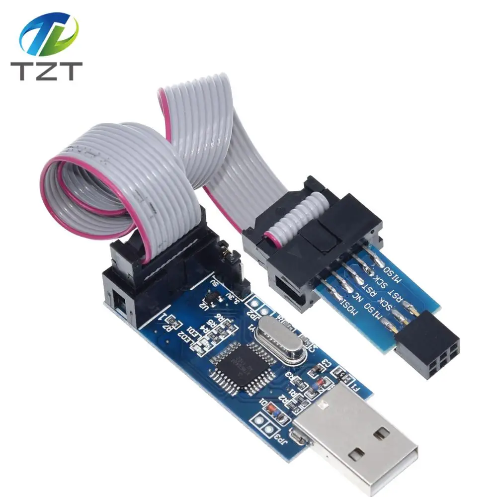 USBASP USB AVR программатор ATMEGA8 ATMEGA128 Поддержка Win7 64K|avr programmer|usb 128 |