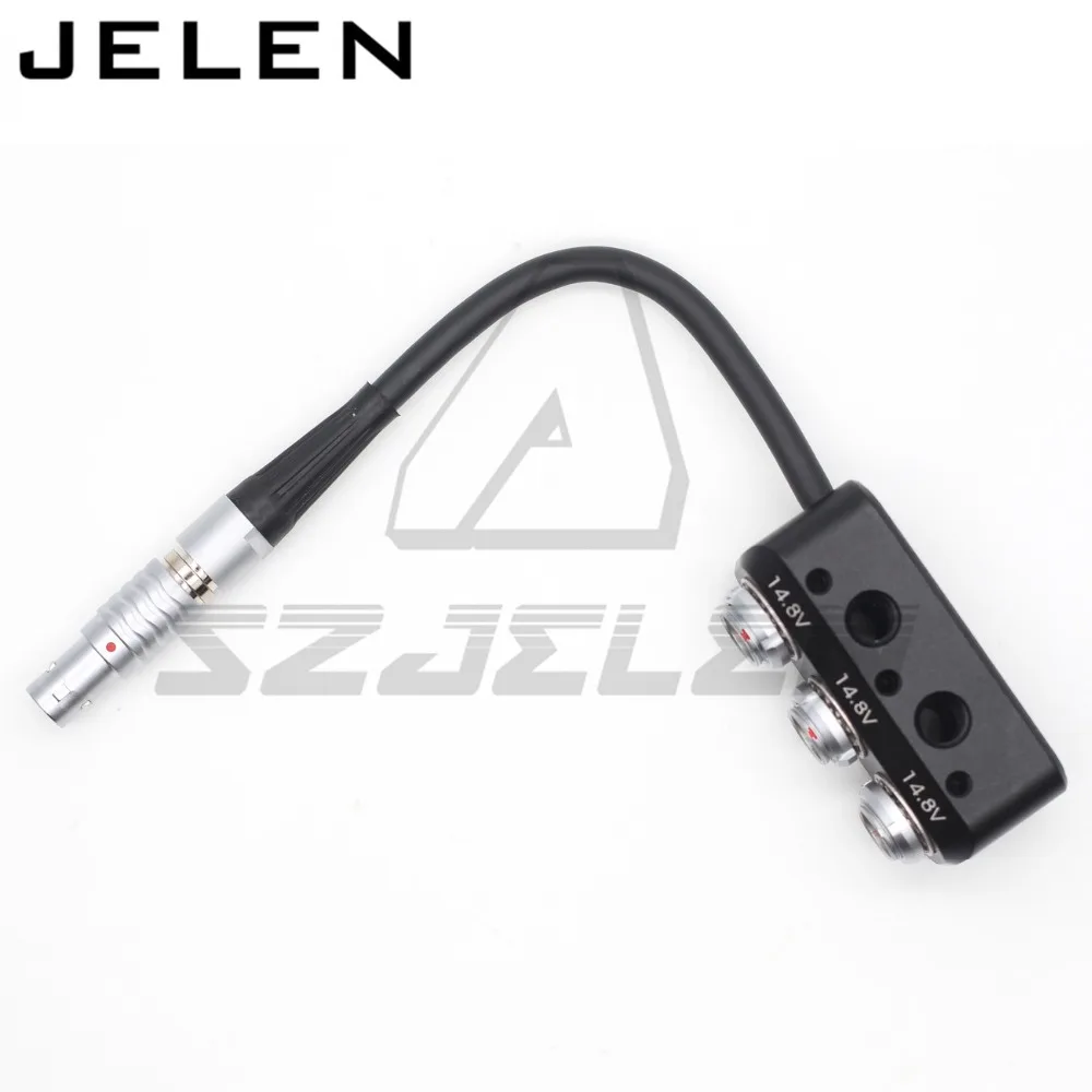ARRI/SONY 12V 0B2 pin Male to 0B 2 pin Female концентратор переходник разветвитель для камеры распределитель питания, трехходовой разветвитель