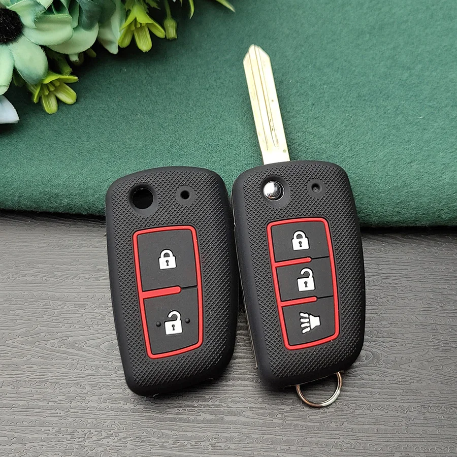 Silicone Car Key fob Cover Case Protect Skin Shell For Nissan Qashqai J11 X-trail Murano MAXIMA ALTIMA Juke Flip Folding Remote