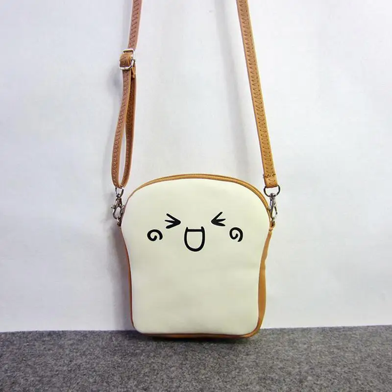 

Creative Poached Egg Messenger Bag Harajuku Small Omelette Crossbody Toast Designer Phone Coin Purse Birthday Gift For Kids