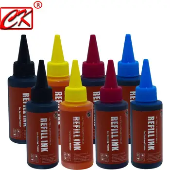 

CK Universal 4-color inks for HP，8 X 100ml ，for HP Premium Inks, regular inks for HP printers