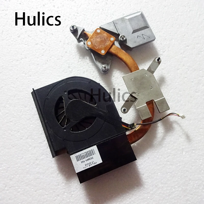 Hulics для hp Compaq CQ61 G61 Вентилятор охлаждения процессора с радиатором 532606-001 534685-001